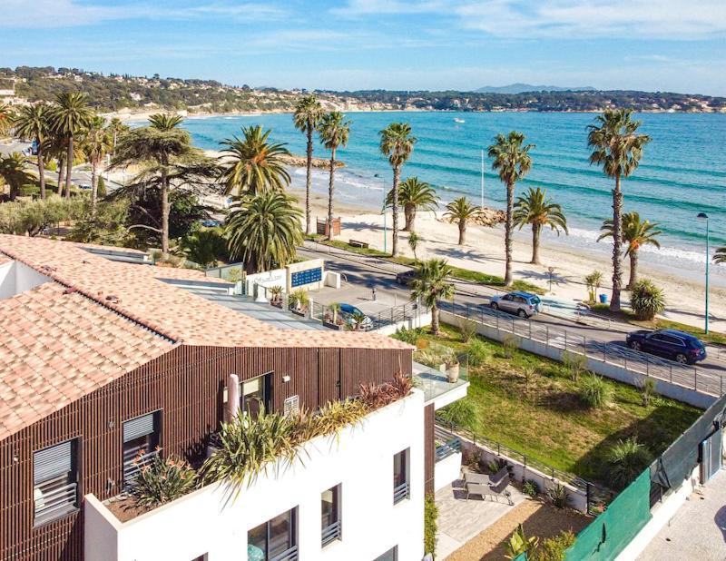 T3 Neuf Avec Terrasse Face A La Mer Bandol Kültér fotó